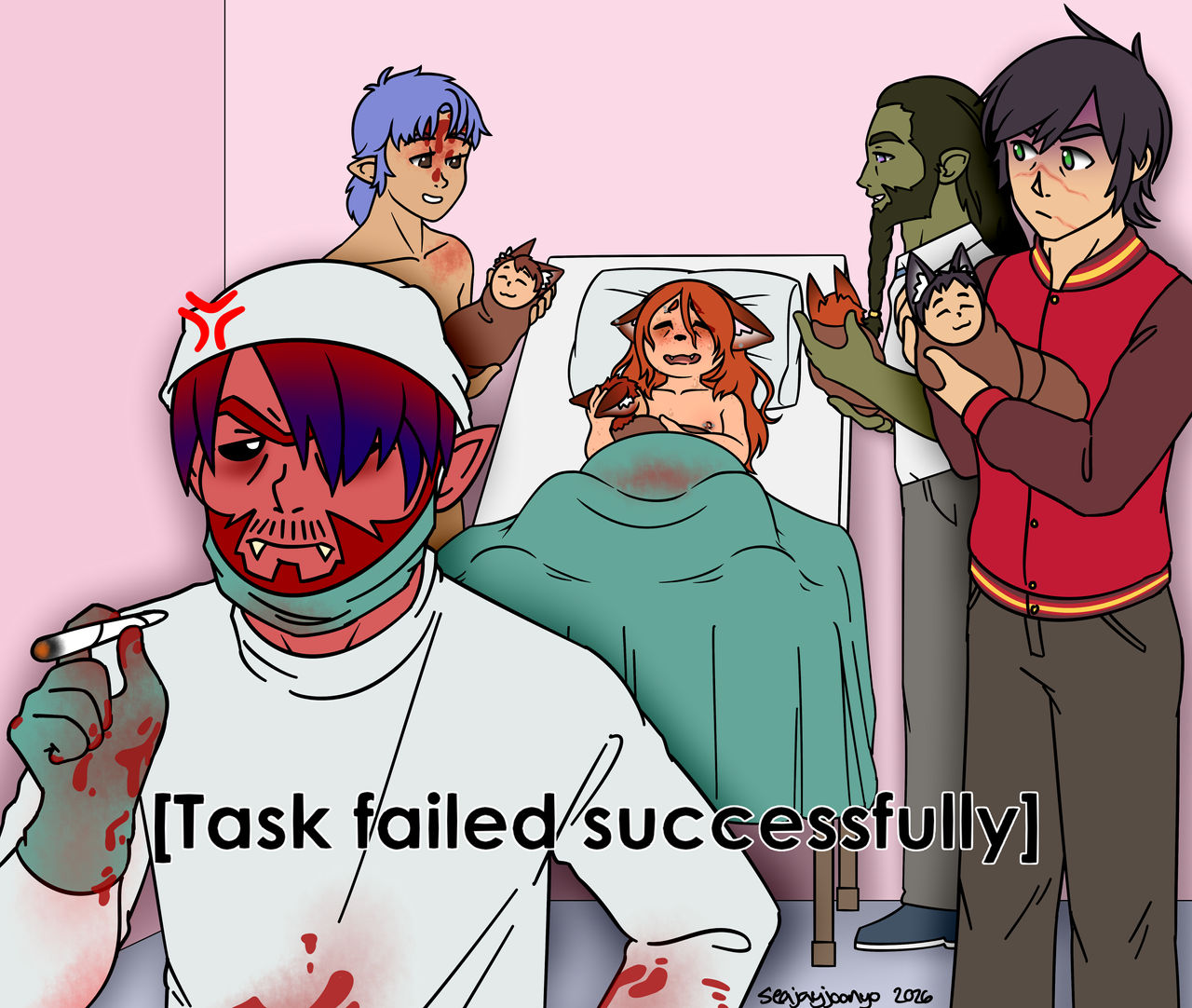 Deviantart Fail Mayternity: Task Failed Successfully by seajayjoonyo on DeviantArt