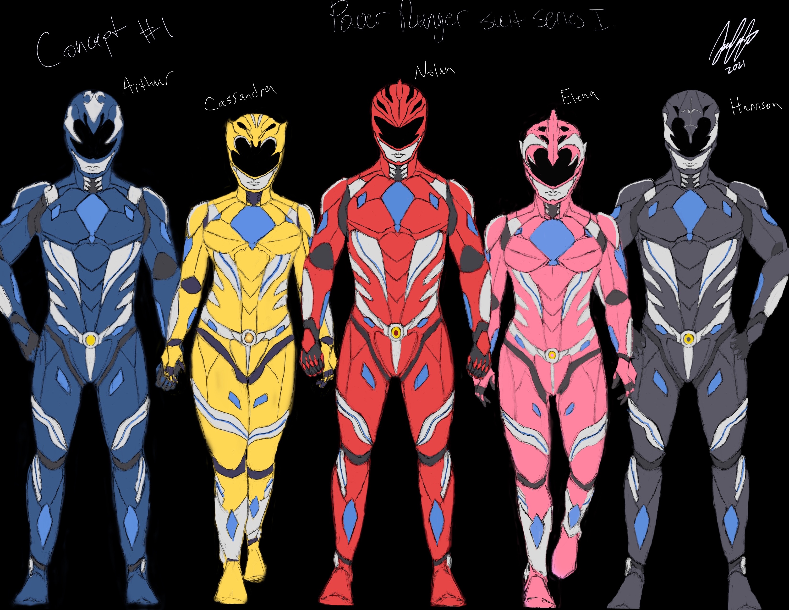 Power Rangers OC Concept I by OmniDoctorArt on DeviantArt