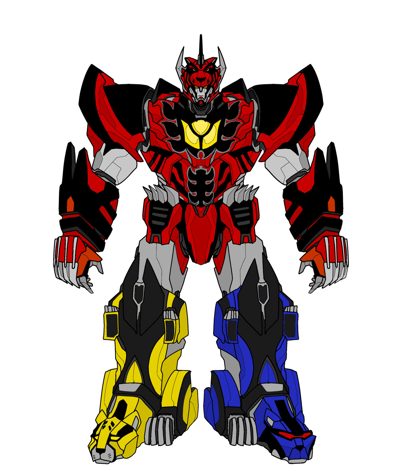 Gangle Pride JUNGLE PRIDE MEGAZORD by Joreenz on DeviantArt