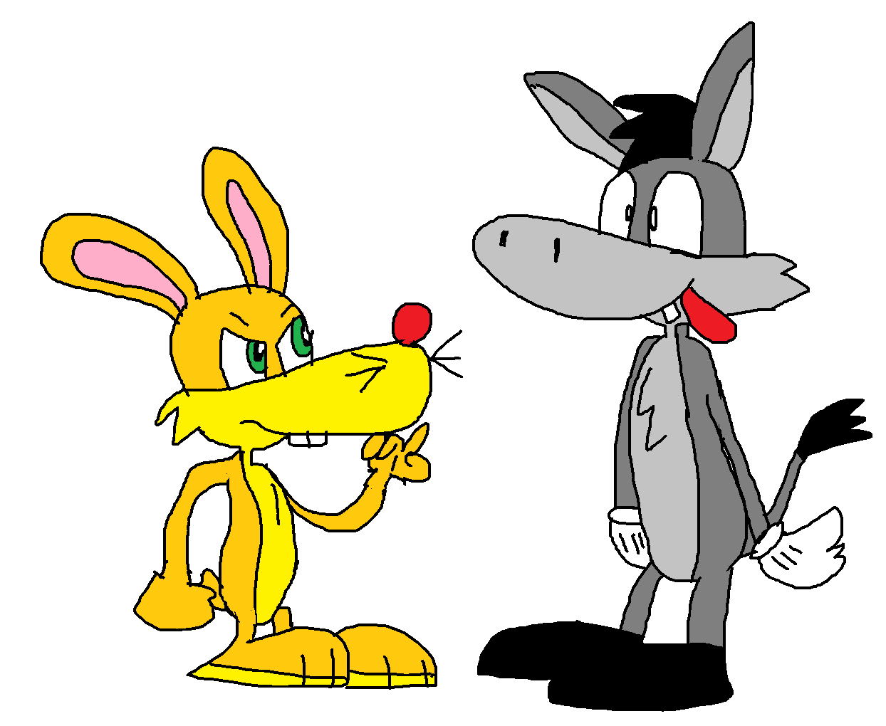 Donkey Rimi Dim Rabbit and Dum Donkey by Gmatias2017 on DeviantArt