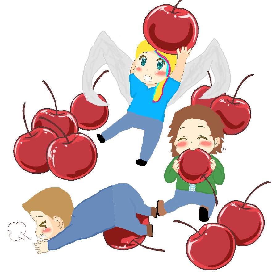 Chibi Winchester Siblings - Cherry Time!