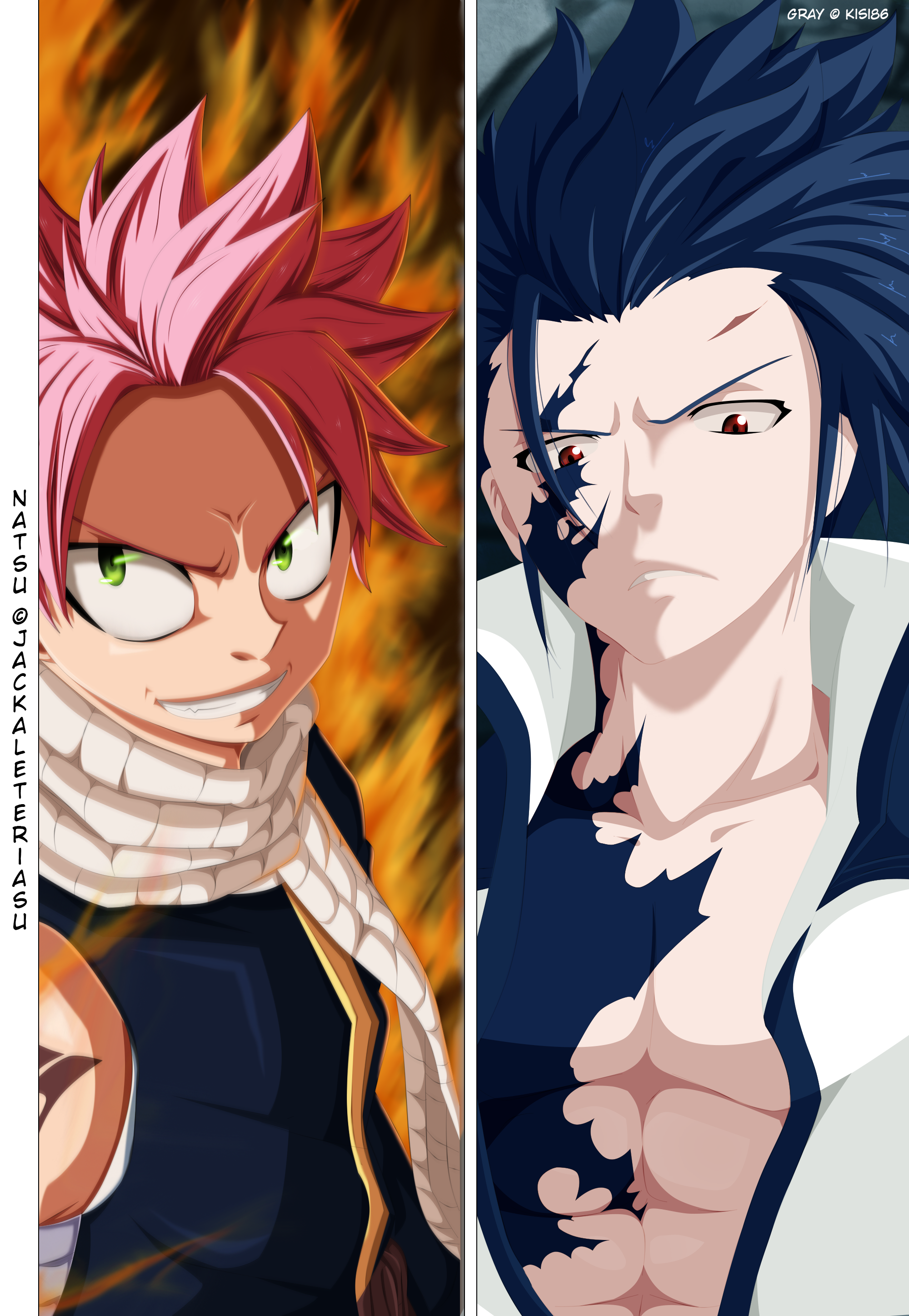 Fairy Tail 427 Natsu vs Gray Collab