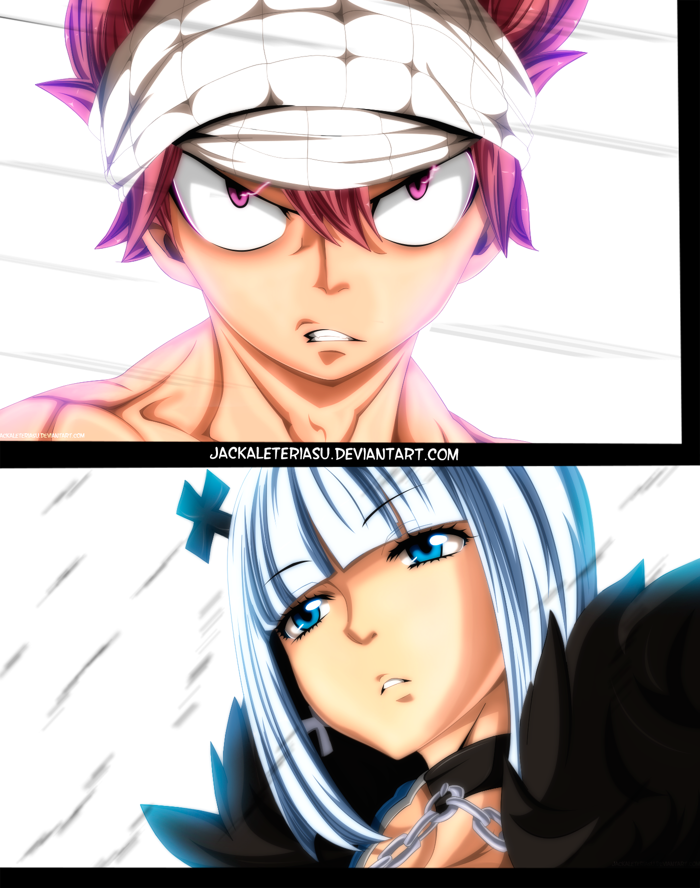 Fairy Tail 443 Natsu And Brandish Fairy Vs Shield By Jackaleteriasu On Deviantart