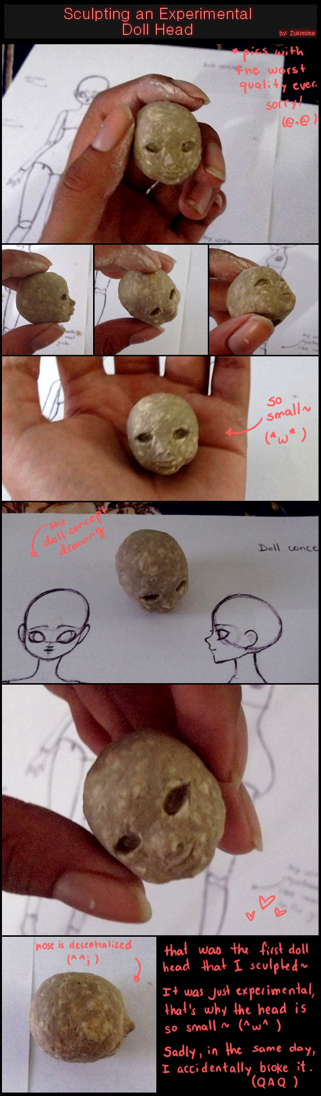 Sculpting an Experimental Doll Head