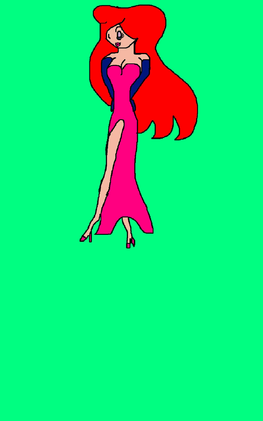 Ariel As Jessica Rabbit by jigglepuff6 on DeviantArt