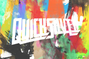 Quicksilver logo wallpaper