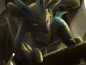 Lucario Agachado