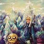 Adventure time_Finn,Jake,Beemo+ find The Ice King)