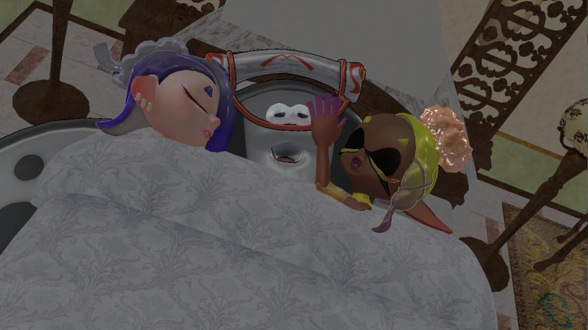 MMD Splatoon- Bedtime