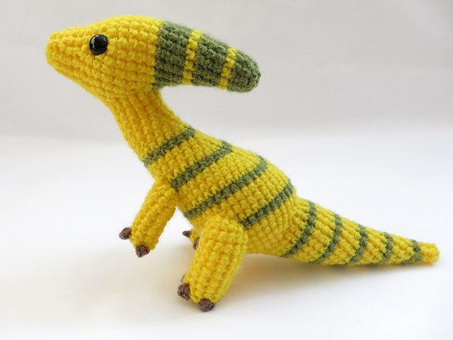 Amigurumi Parasaurolophus Dinosaur 1