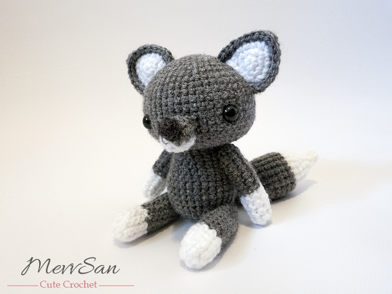 Amigurumi Woodland Critter Wolf 1