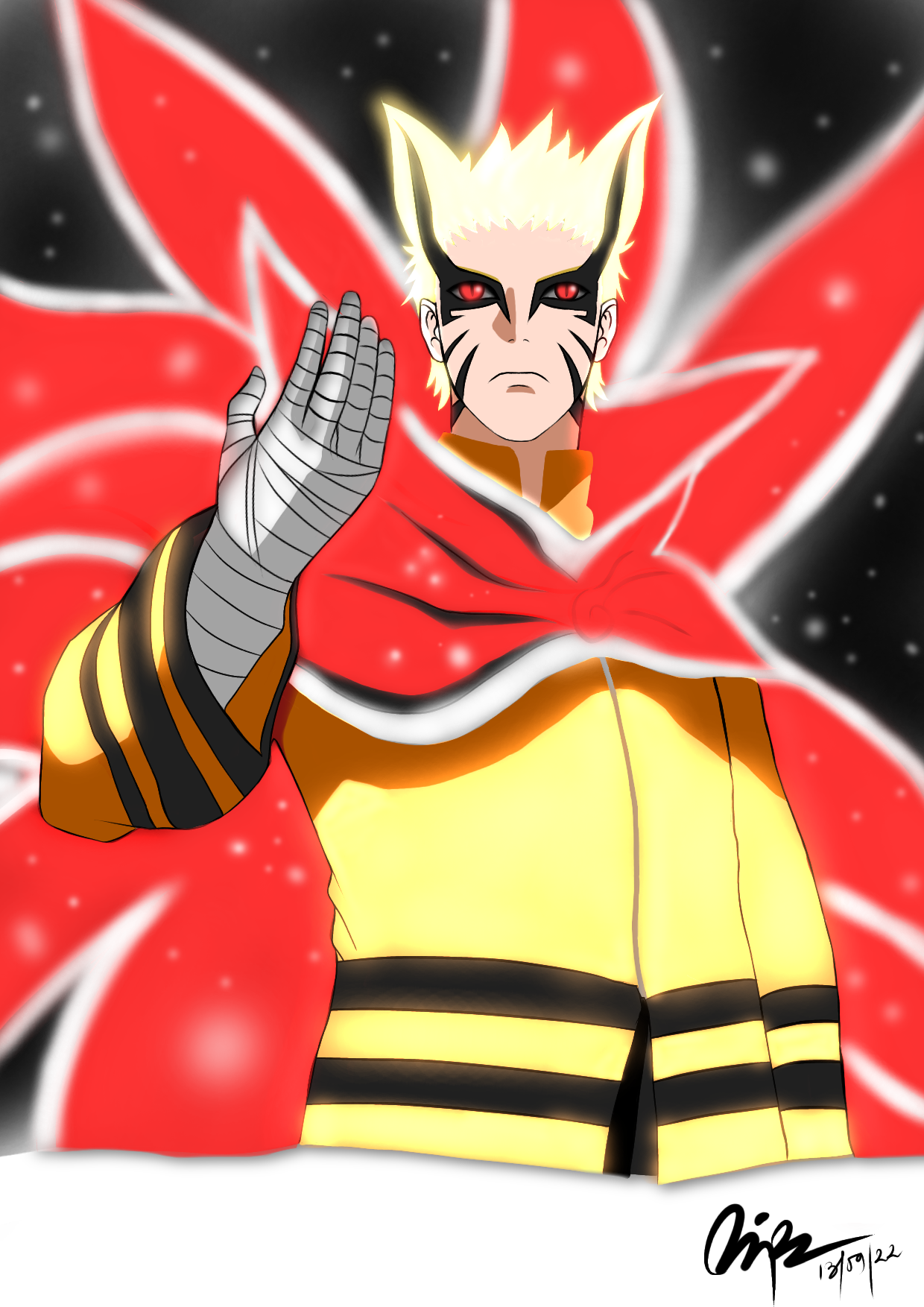 Naruto Baryon mode by ripan20 on DeviantArt