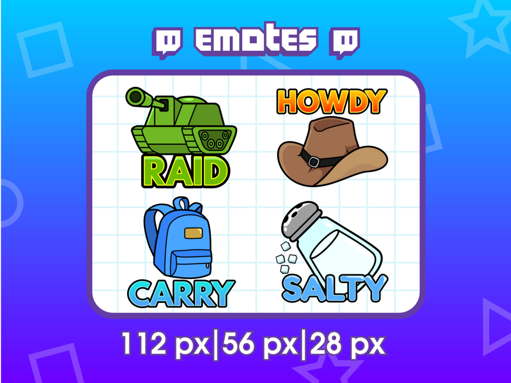 Free 4x Twitch Emote Raid Howdy Carry Salty By Daengarts On Deviantart Free 4x Twitch Emote Raid Howdy Carry Salty By Daengarts On Deviantart