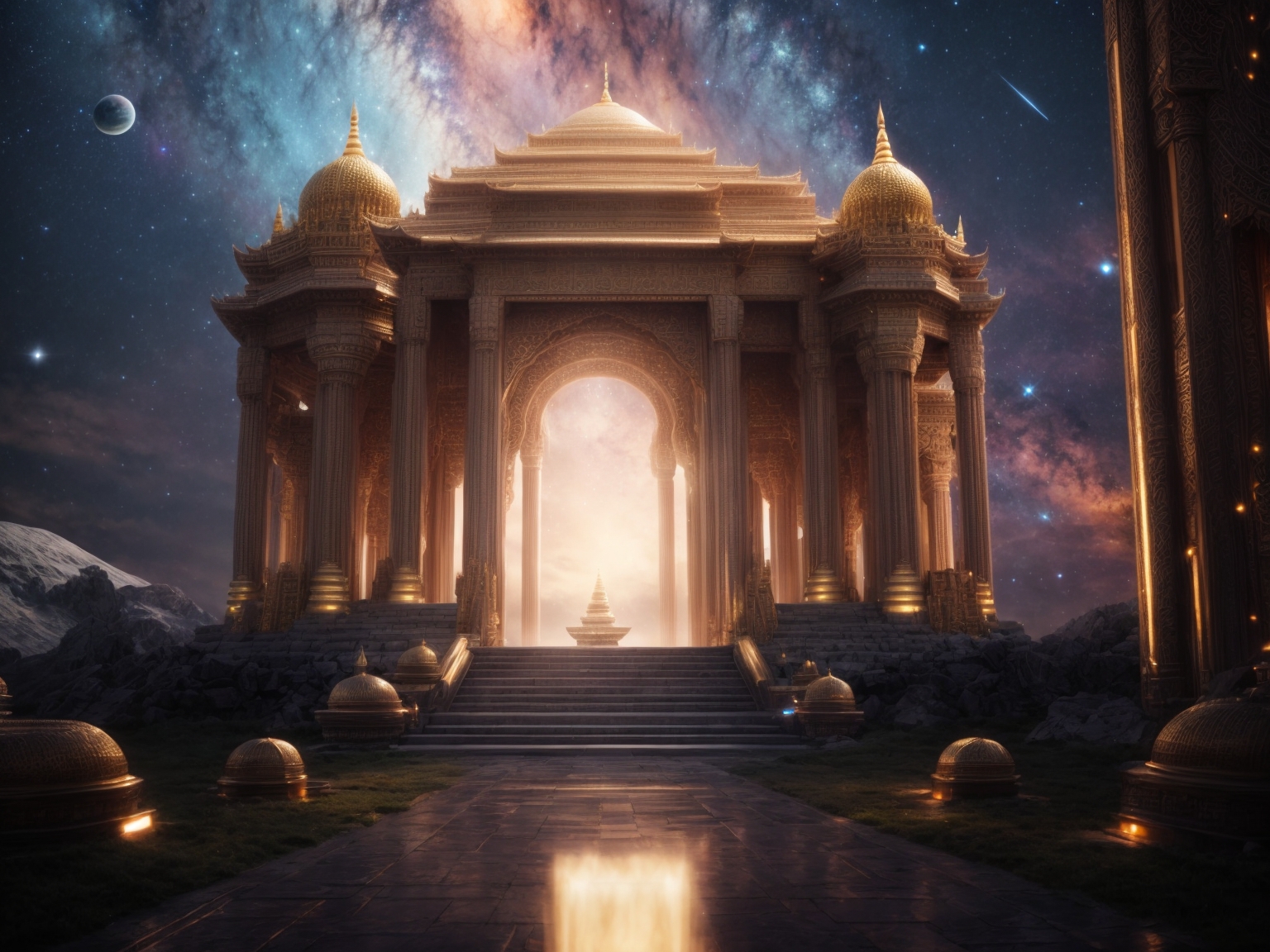 Cosmic Mosque Ultra Cosmic Temple by dhimascpw on DeviantArt
