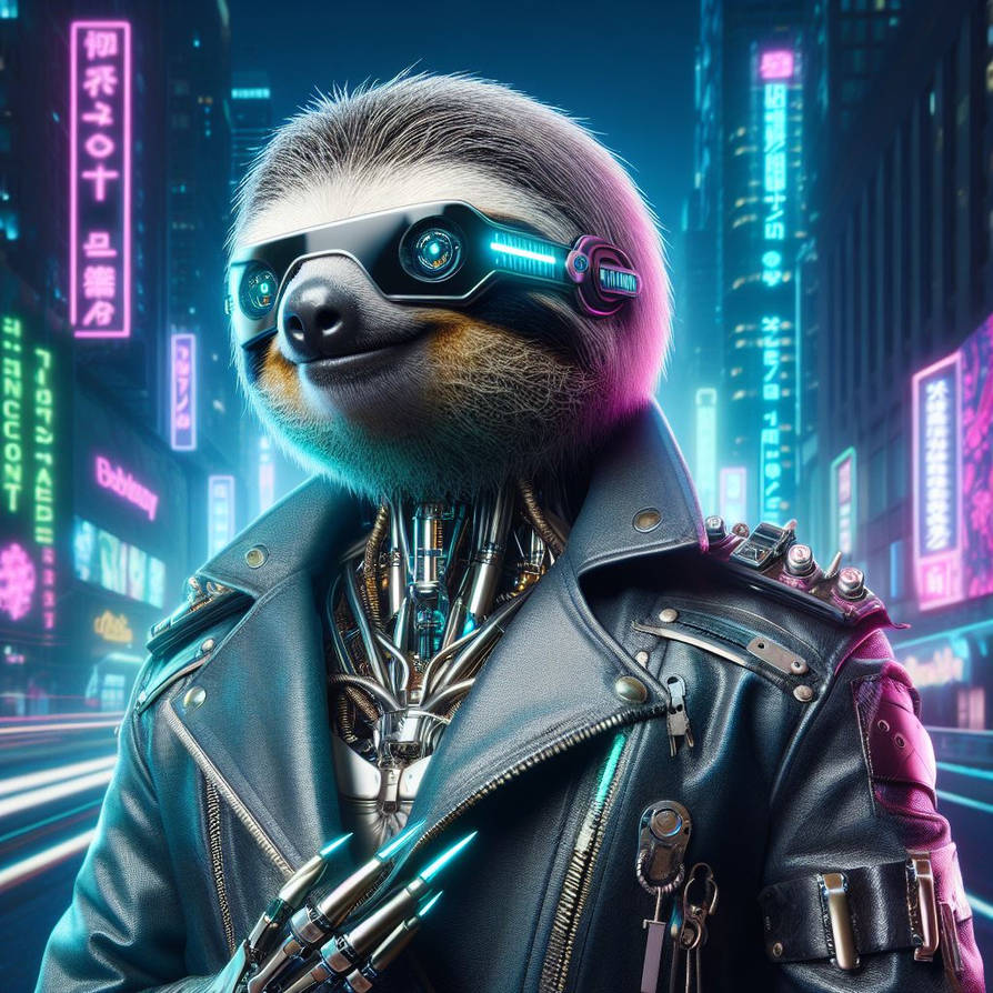 Cyber Sloth by dhimascpw on DeviantArt