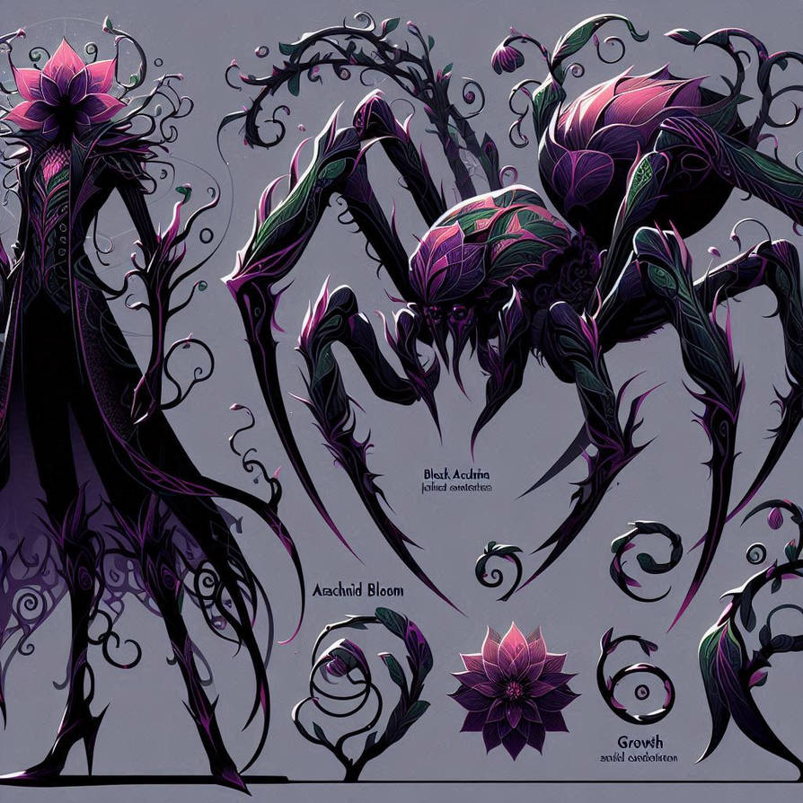 The Arachnid Bloom by dhimascpw on DeviantArt