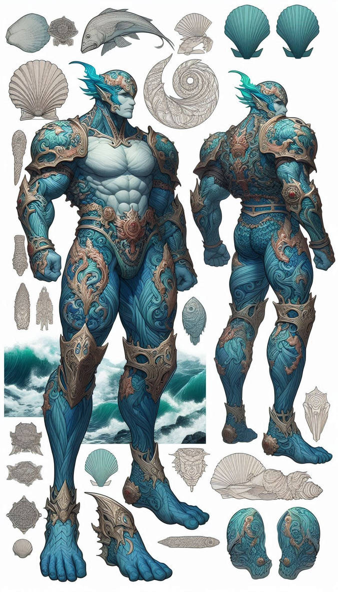 Ocean Ranger Team Deviantart The Ocean Defender by KnightOfAnsatsu on DeviantArt