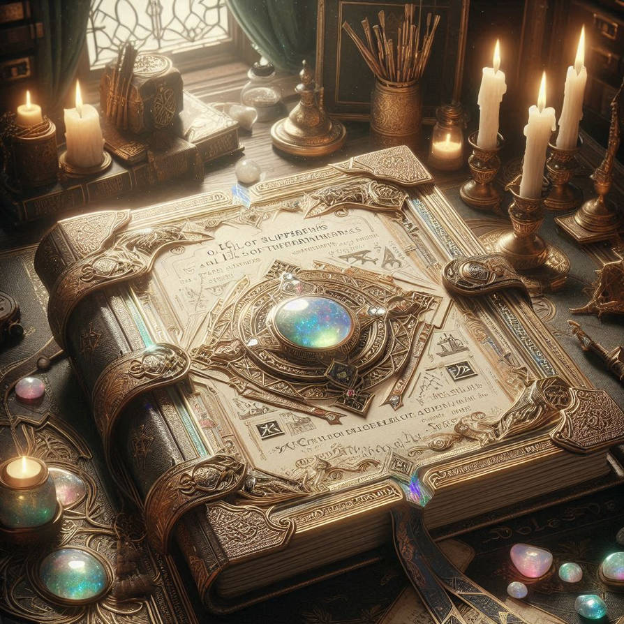 The Opal Rune Spellbook by KnightOfAnsatsu on DeviantArt