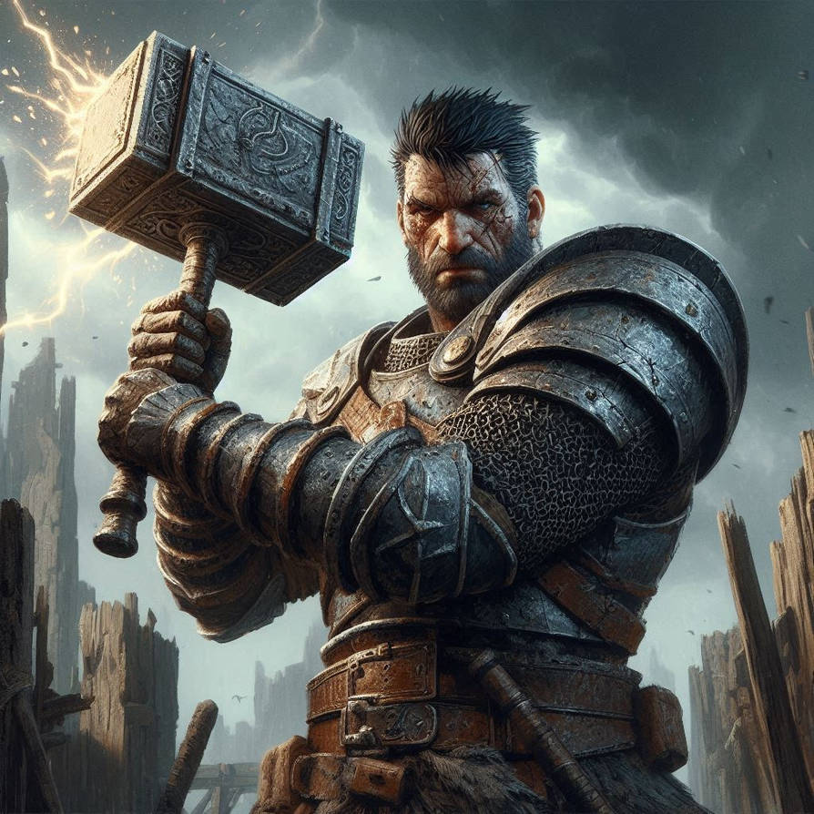 Knight Hamer The Knight Of Fury Hammer by KnightOfAnsatsu on DeviantArt