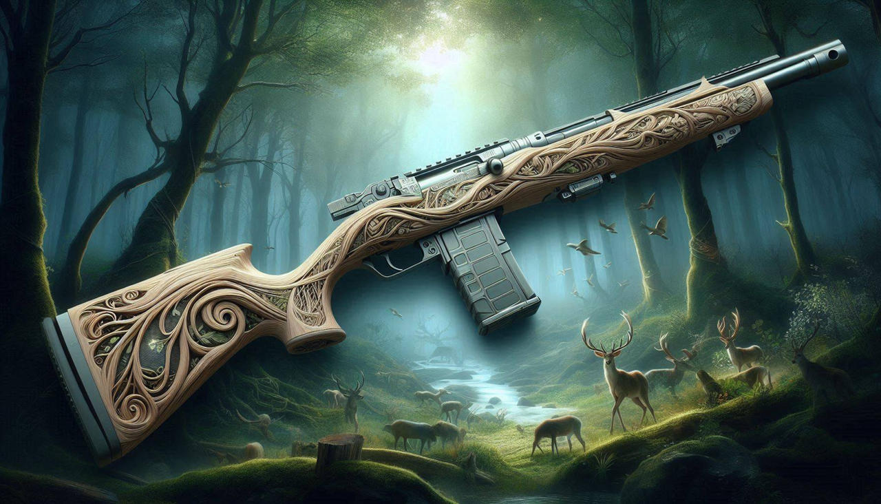 The Elves Hunting Rifle by KnightOfAnsatsu on DeviantArt