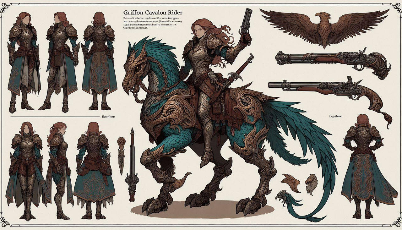 Magic Griff Rider The Griffon Rider Sets by KnightOfAnsatsu on DeviantArt