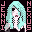 Blue-Haired Pixel Babe by JenniNexus