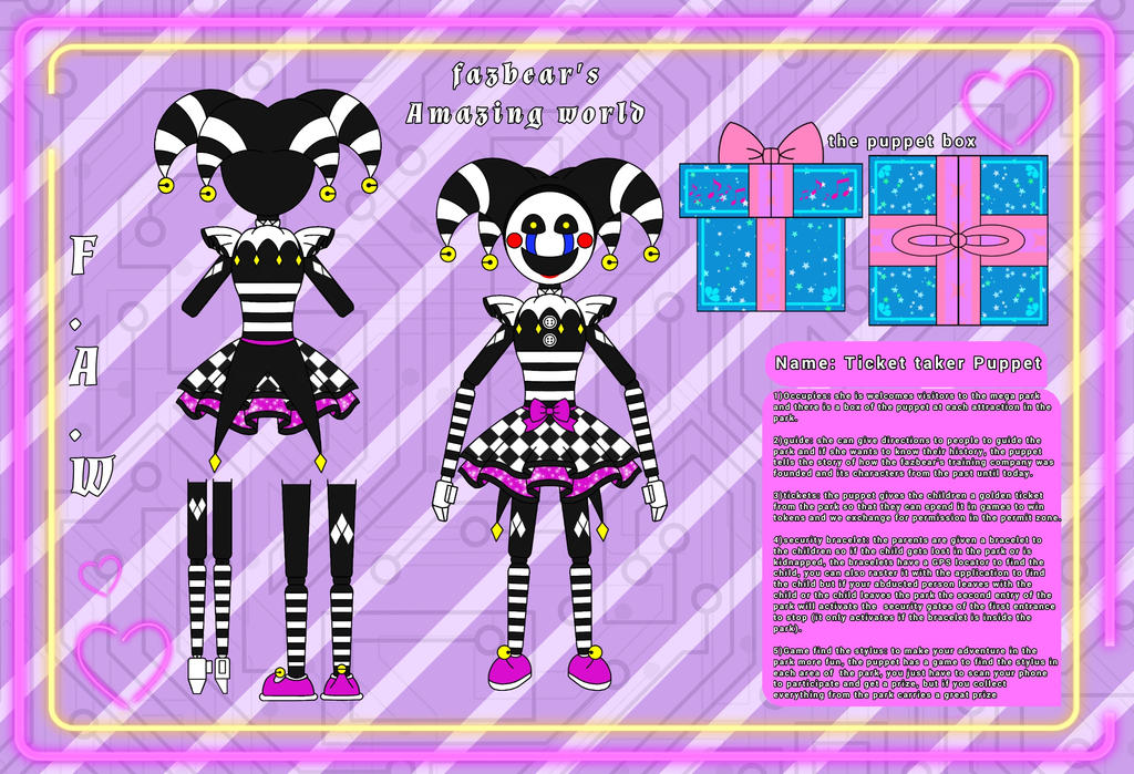 ticket taker puppet reference(F.A.W) by Sondisken on DeviantArt
