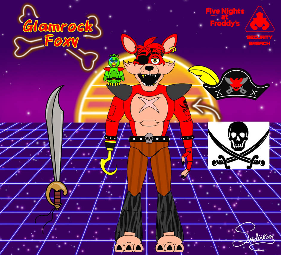 Glamrock Foxy by Sondisken on DeviantArt