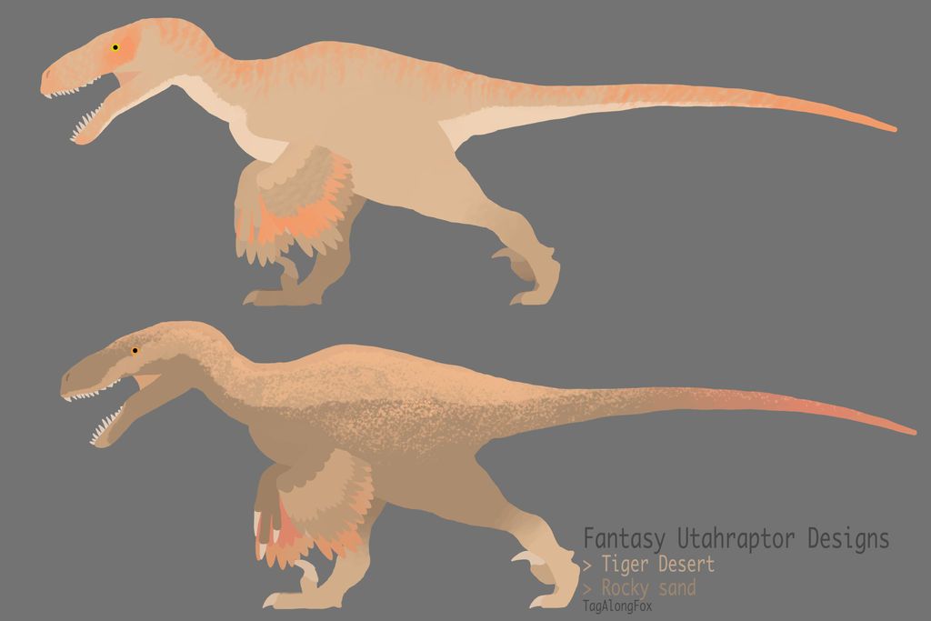 Utah Raptor Design Fantasy Utahraptor Designs 2 by TagAlongFox on DeviantArt