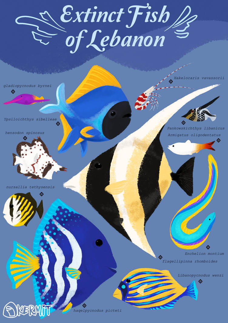 Cretaceous fish illustrated by TagAlongFox on DeviantArt