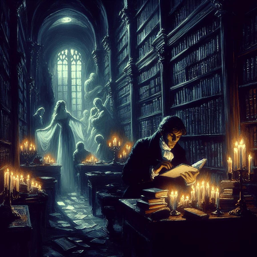 Haunted Library by AnastasiaSalmina on DeviantArt