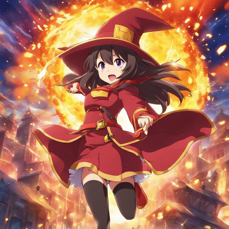 Explosion! | Megumin from Konosuba by Elryusam on DeviantArt