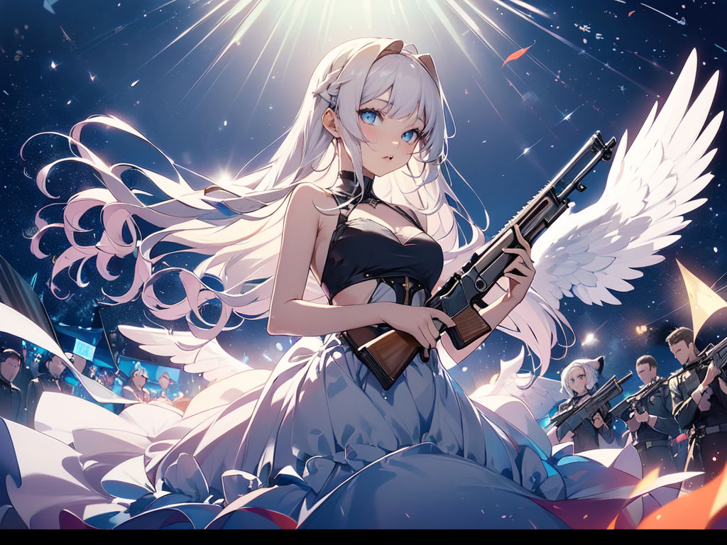 Angel with a Shotgun by DigiAkuma on DeviantArt