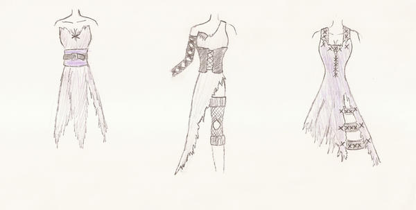 Ragged Robe Drawing Reference Ragged Dress Designs by Naraki on DeviantArt