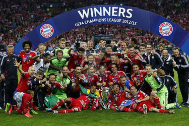 Bayern Munchen CHAMPIONS OF EUROPE 2013 !