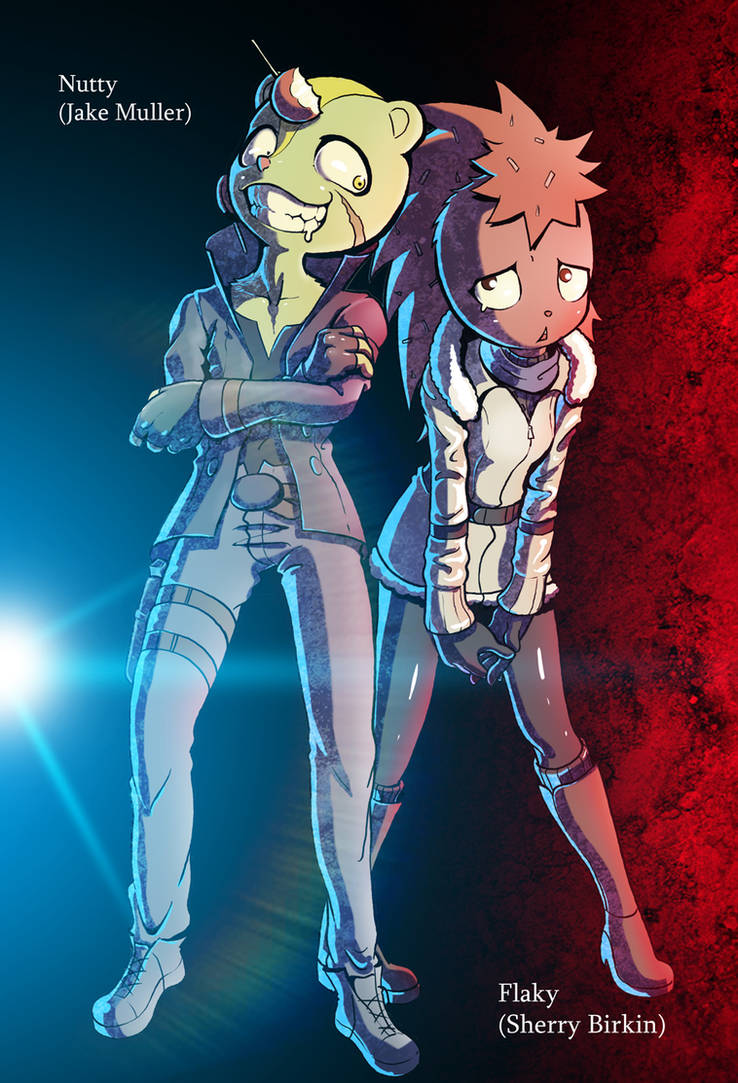 HTF RESIDENT EVIL 6 Nutty and Flaky by KickTyan on DeviantArt