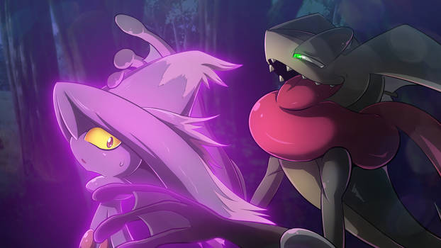 Mismagius and Evil Greninja