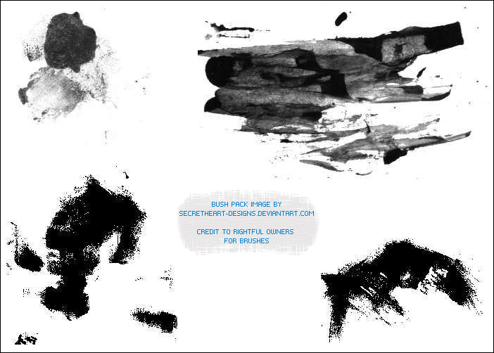 Smudges Brush Image Pack 1