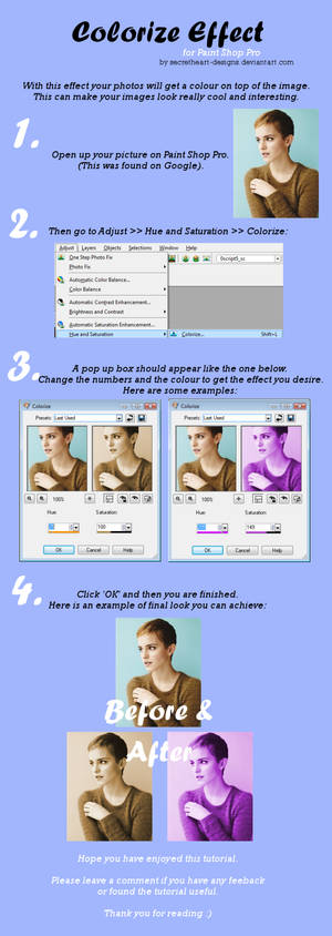 Colorize Effect Tutorial