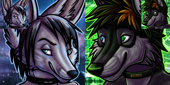 Nova and Wolfie icons