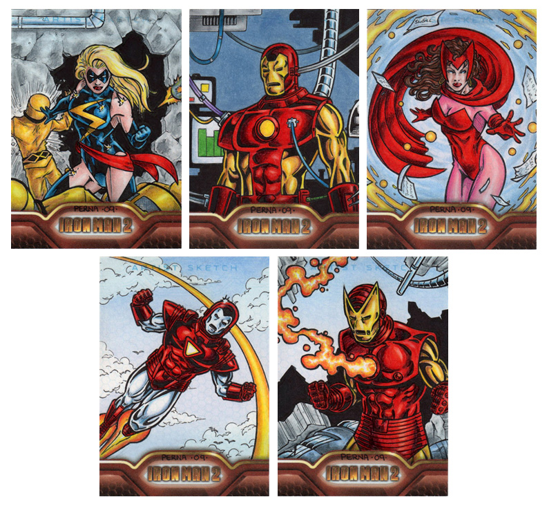 Iron Man 2 Sketch Cards F