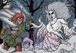 Nuada vs a Banshee by tonyperna