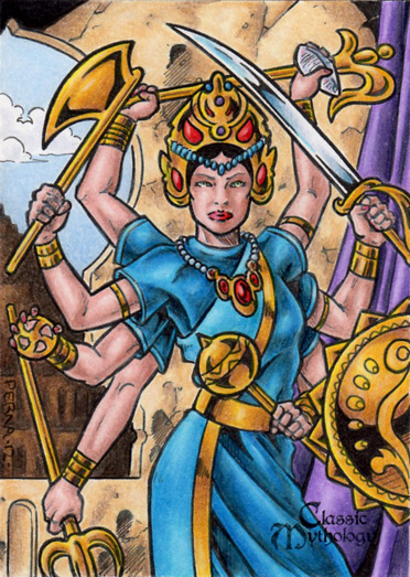 Durga - Classic Mythology by tonyperna on DeviantArt