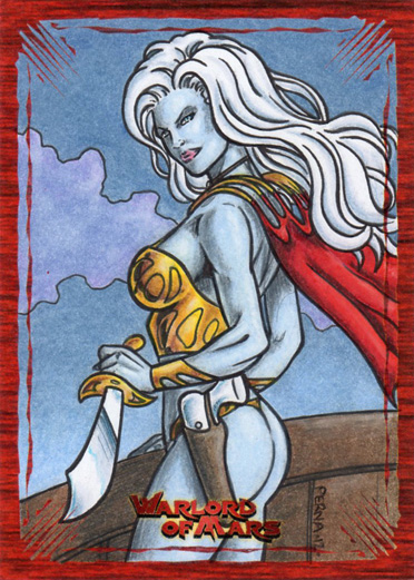 Warlord of Mars Sketch Card 5