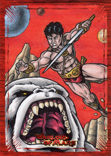 Warlord of Mars Sketch Card 1