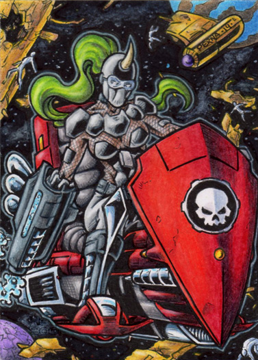 Heavnely Bodies Sketch Card 5