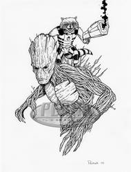 Rocket Raccoon + Groot 2