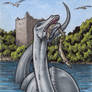 Loch Ness Monster - Sketch Card