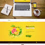 Webdesign for juice producer - JuicyShock