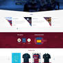 Fc Barcelona web design official site layout